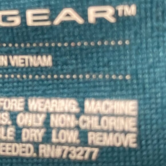 Tek Gear in Teal color, long sleeves, sweatshirt style w/front pouch, size XL - Picture 11 of 11